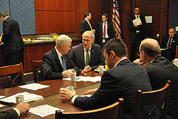 Coats, Indiana Delegation Meet with Governor Pence 