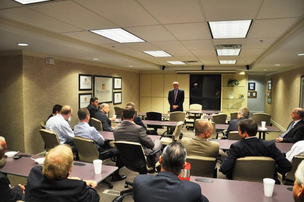 Senator Coats with Business Professionals in New Albany