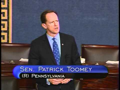 Sen. Toomey urges adoption of farm vehicle amendment on Senate floor