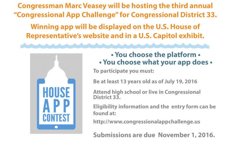 2016 Congressional App Challenge - Rep. Veasey