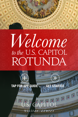 Home screen for the U.S. Capitol Rotunda app.