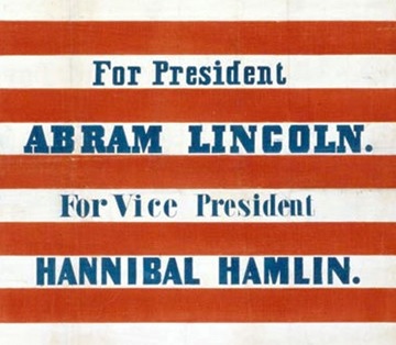 Lincoln campaign poster