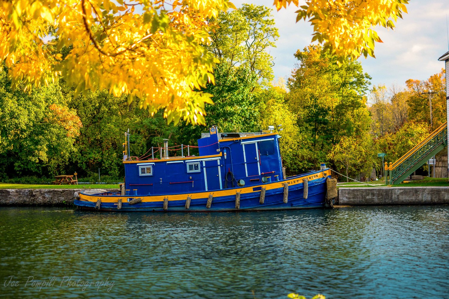 The Erie Canal in Fall. Photo Credit: Joe Pompili Photography