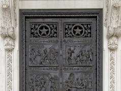 House Bronze Doors at the east portico entrance of the U.S. Capitol's House wing