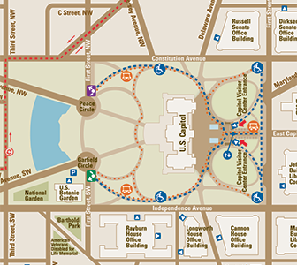 Capitol Visitor Center Map