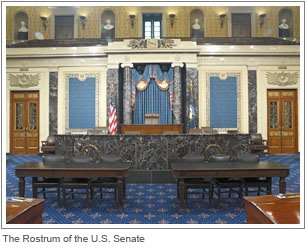 Photo of Senate Rostrum