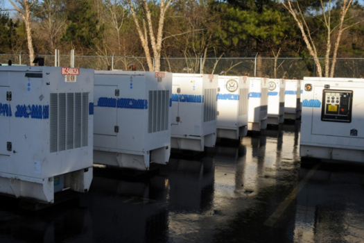 Photo of flooded generators