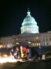 AOC's masons repair stone on the East Front Plaza of the U.S. Capitol at 4 a.m.