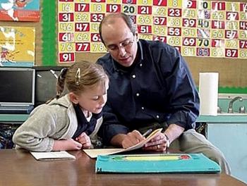 Boustany Visits with Young Louisiana Constituent