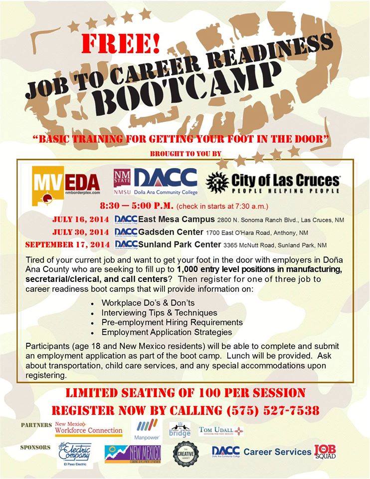 Free Job to Career Readiness Bootcamp