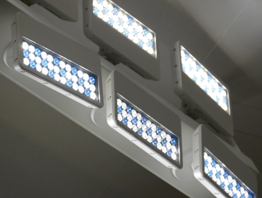 More energy-efficient LED lighting.