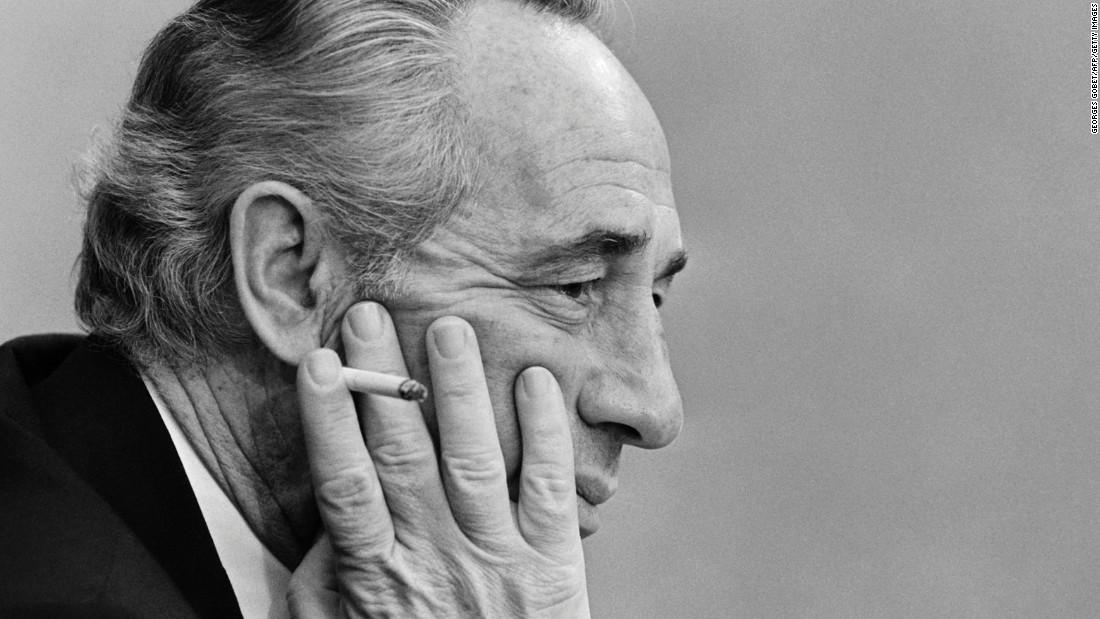 Israeli Labor Party leader Shimon Peres in Paris in 1981. He chaired the left-leaning party until 1992.