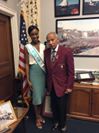 'Great to meet with @[273963707967:274:Miss USA] & @[73719885950:274:Ovarian Cancer Research Fund Alliance OCRFA] to discuss ways to support those fighting #ovariancancer. #30DaysOfTeal'