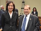 'Met with Michelle Lee, the first woman to serve as Director of the @[114912688522231:274:United States Patent and Trademark Office], during the Judiciary Committee Oversight hearing.'