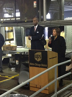 Meet and Greet with UPS Drivers in Harvey | by RepRobinKelly