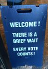 '‏‎6pm: Polls in Virginia are open until 7 pm and in Maryland & Washington, DC until 8 pm. Once in line, you can't lawfully be denied casting your vote. So stay there and be patient. #Election2016 #StayInLine‎‏'