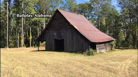 'Today is National Farmers Day.   This old barn in the Ballplay Community of Etowah County reminds us of the importance farmers have always had in our daily lives and the role they will play in the future.'