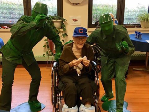 'Happy Halloween from our costume contest Winners and Marion VA Veterans!'