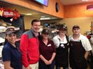 'Great to start the day at Dunkin' Donuts in Waterbury. Looking forward to a full day on the trail with our CT candidates!'