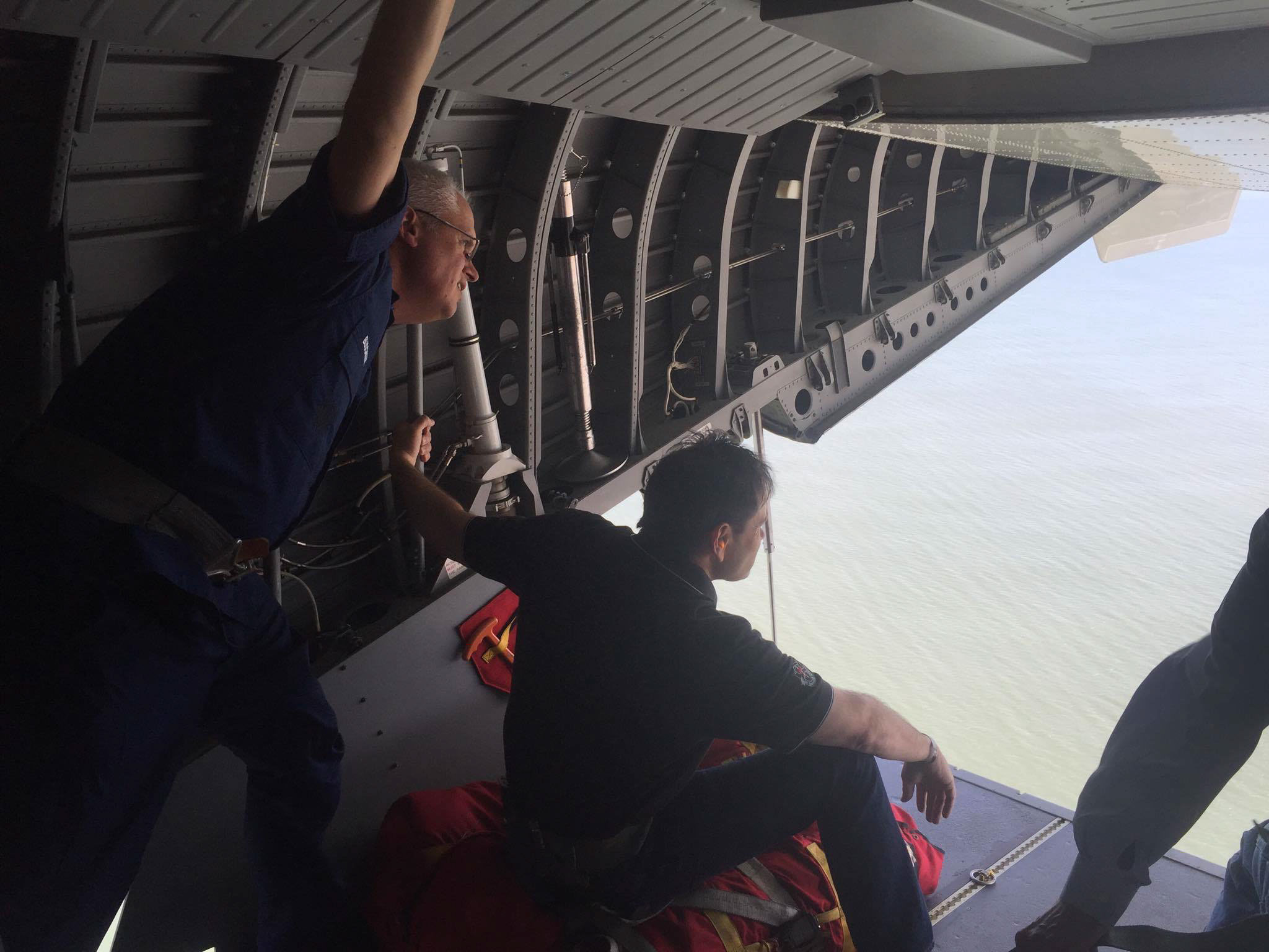Coast Guard Conducts overflight to assess Hurricane Matthew damage