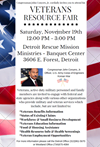 On Saturday, November 19, 2016 at 12PM, Congressman John Conyers, Jr.  will host a veterans resource fair in Detroit. The resource fair will allow veterans, active duty military personnel and their family members to engage with federal and state agencies as well as local organizations who provide military and veterans services. The fair will focus on veterans benefits, employment and education; workforce and small business development; food and housing assistance; as well as health resources and screenings.
