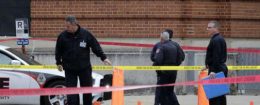 Police cover the body of a suspect on the campus of Ohio State University in Columbus, Nov. 28, 2016 / AP
