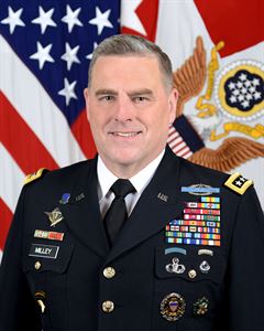 Gen. Mark A. Milley, Chief of Staff of the Army, poses for a command portrait in the Army portrait studio at the Pentagon in Washington, D.C., August 12, 2015.  (U.S. Army photo by Monica King/Released)
