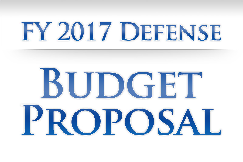 FY2017 Defense Budget Proposal