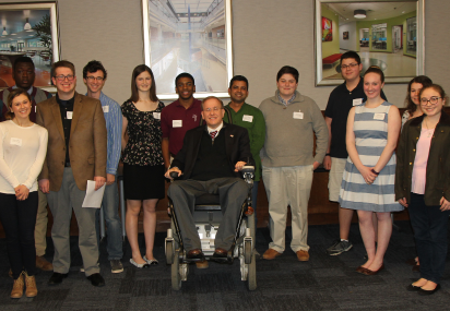 Congressman Langevin with his Youth Advisory Committee