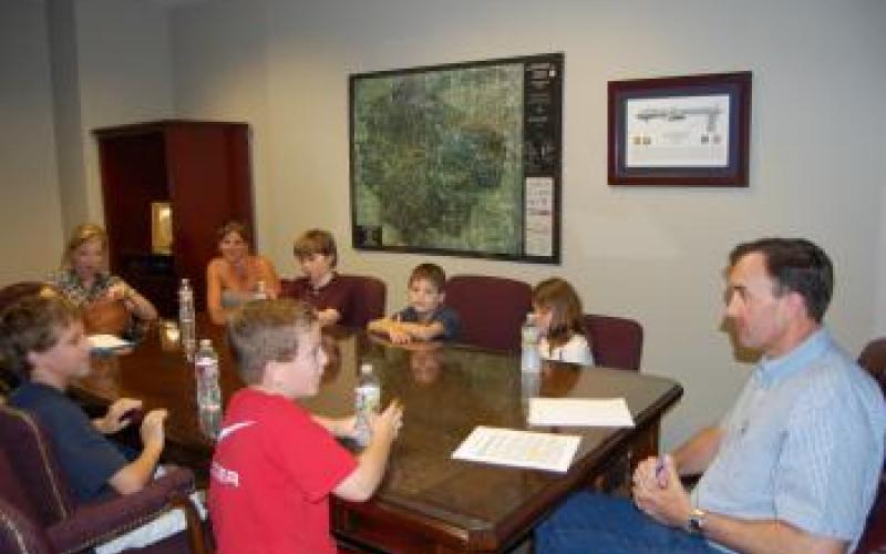 Congressman Olson meets with local kids affected by Type 1 (Juvenile) Diabetes and the Juvenile Diabetes Research Foundation
