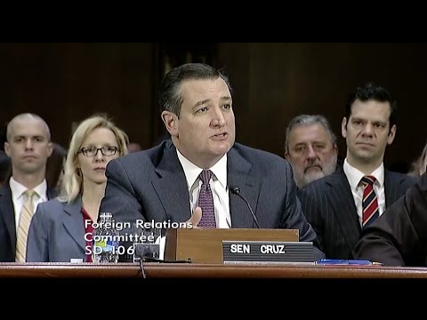 Sen. Cruz Introduces Secretary of State Nominee Rex Tillerson Before Foreign Relations Committee