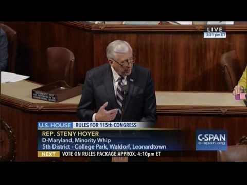 Hoyer Remarks on the House Republican Rules Pa...