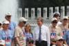 Senator Blunt thanked St. Louis WWII veterans for their service as they visited the World War II Memorial