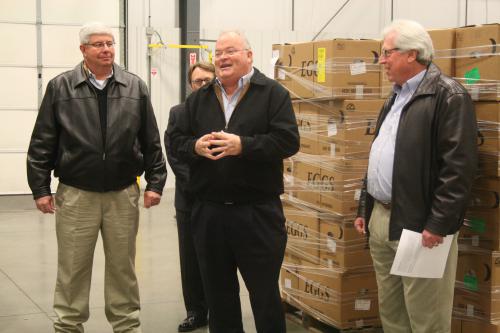 March 11, 2013- Today I visited the Ozarks Food Harvest as Moark, LLC donated eggs to help in the fight against hunger. 