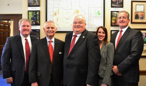 Congressman Long meets with Missouri Bankers Association, March 24, 2015