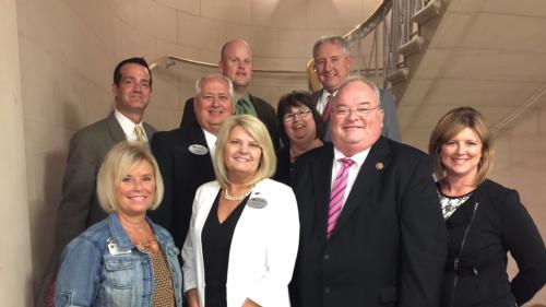 Congressman Long meets with Missouri School Board Association, July 8, 2015