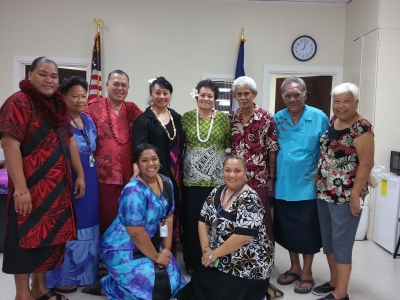 District Office Staff with Chief of Staff and Congresswoman