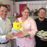 Congressman Graves meets with Sheila and Jesse Dillman, owners of Sweet Wishes Cakery in Savannah, during a small business visit on April 29, 2013