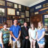 Congressman Graves meets with Grand River Mutual students participating in the Foundation for Rural Service's Youth Tour