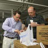 Congressman Graves visits the Second Harvest Community Food Bank with Interim Executive Director Chad Higdon