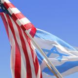 U.S. and Israel flags