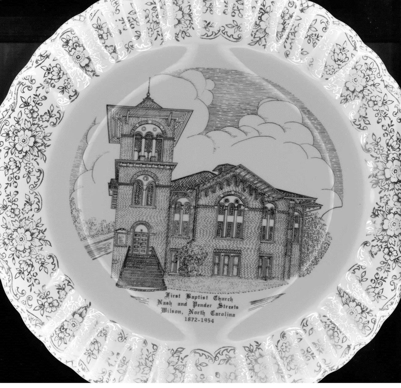 Jackson Chapel First Baptist Church Commemorative Plate