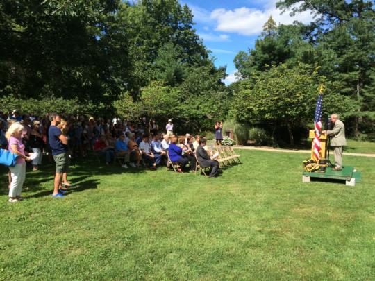 Rep. Frelinghuysen delivers remarks at the New Vernon 9/11 Memorial tribute