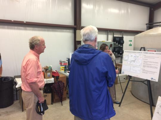 Frelinghuysen continued his annual Superfund tour at Caldwell Trucking in Fairfield