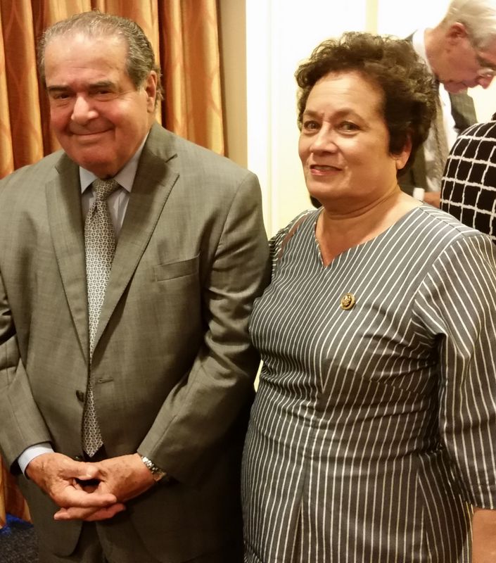 Amata with Antonin Scalia