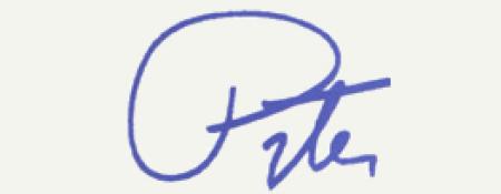 Congressman Peter Welch signature