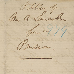 Petition of Mary Todd Lincoln