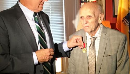 Pallone Presents Medals to World War II Veteran John Grabowski feature image