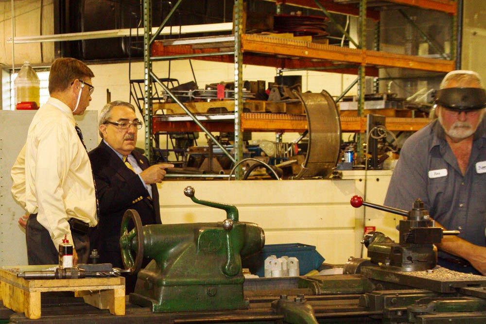Congressman Butterfield visits manufacturing facility