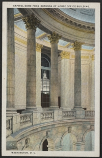 Capitol Dome from Rotunda of House Office Building Postcard